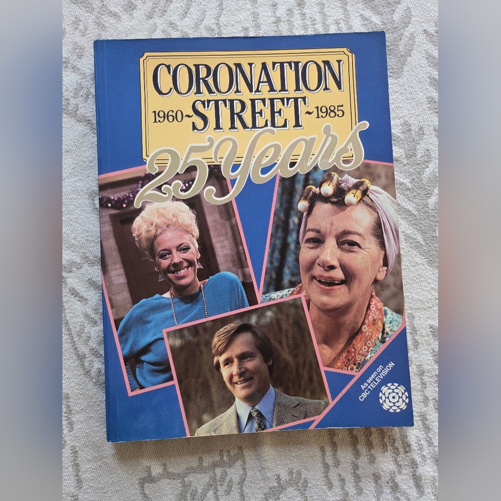 Coronation Street 25 Years Anniversary Hardcover  Book